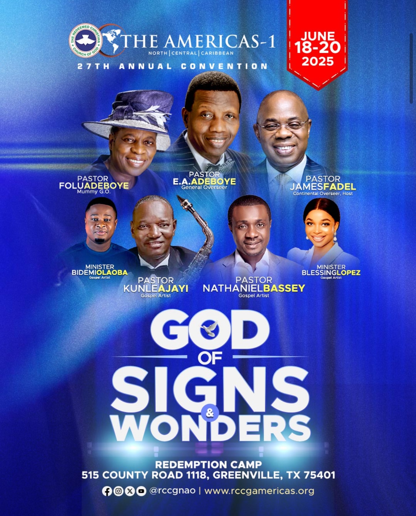 RCCG THE AMERICAS:  27TH ANNUAL CONVENTION